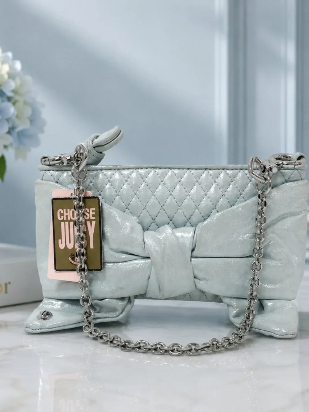 Juicy Couture Flair Bow Clutch Bag